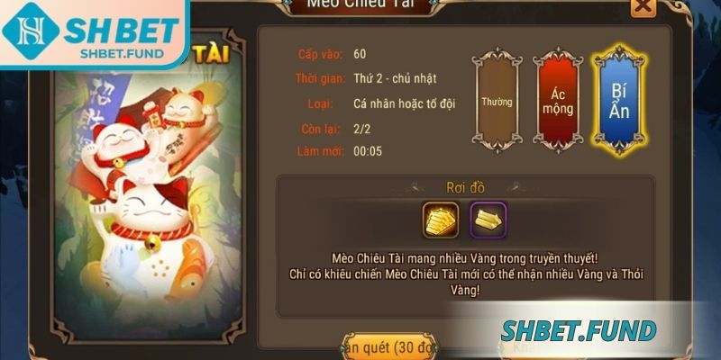 Mèo Chiêu Tài SHbet: Trải Nghiệm Săn Thưởng Hấp Dẫn 3 Bí kíp tham gia nổ hũ mèo chiêu tài SHbet hiệu quả